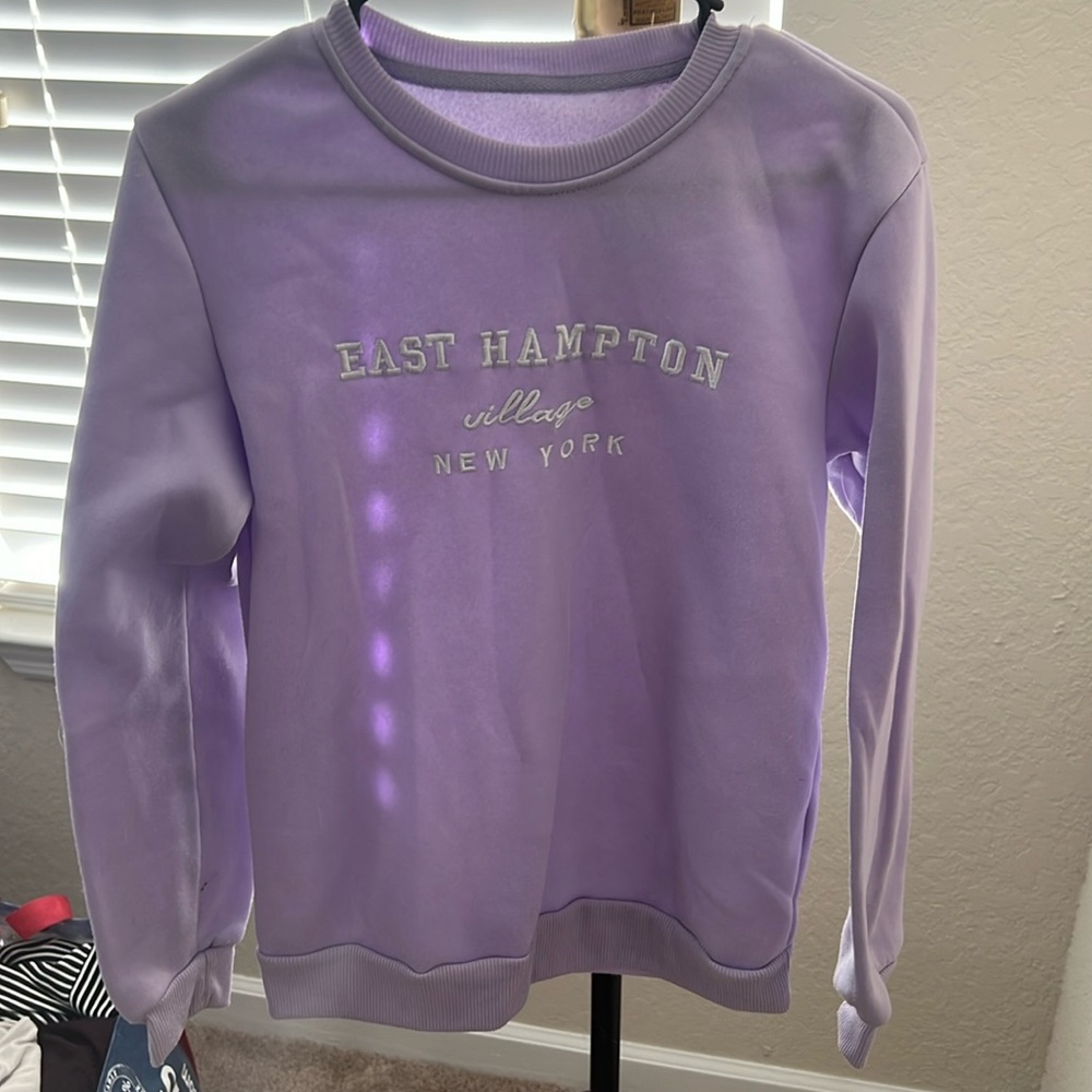 Lavender Womens size small sweatshirt